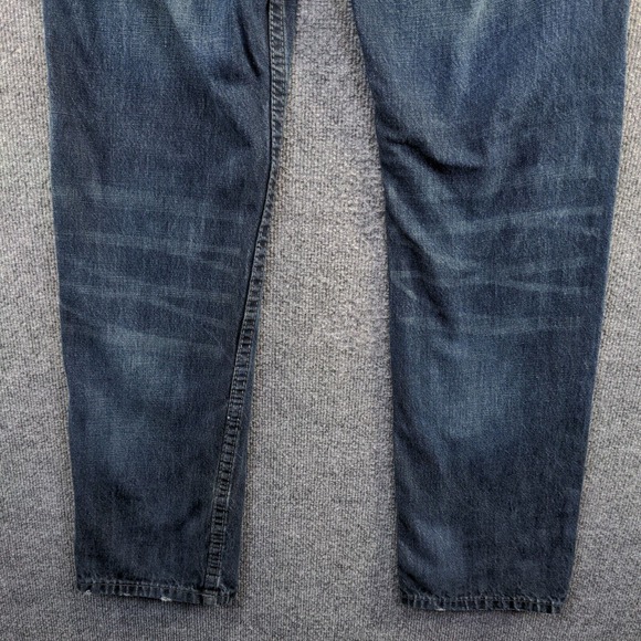 Project Mayhem Men's Straight Jeans Blue 32x32 Dark Wash Denim 5-Pocket - Picture 7 of 11